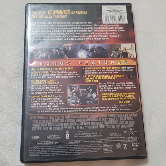 Pitch Black / The Chronicles of Riddick DVD bundle EUC - Picture 8 of 10